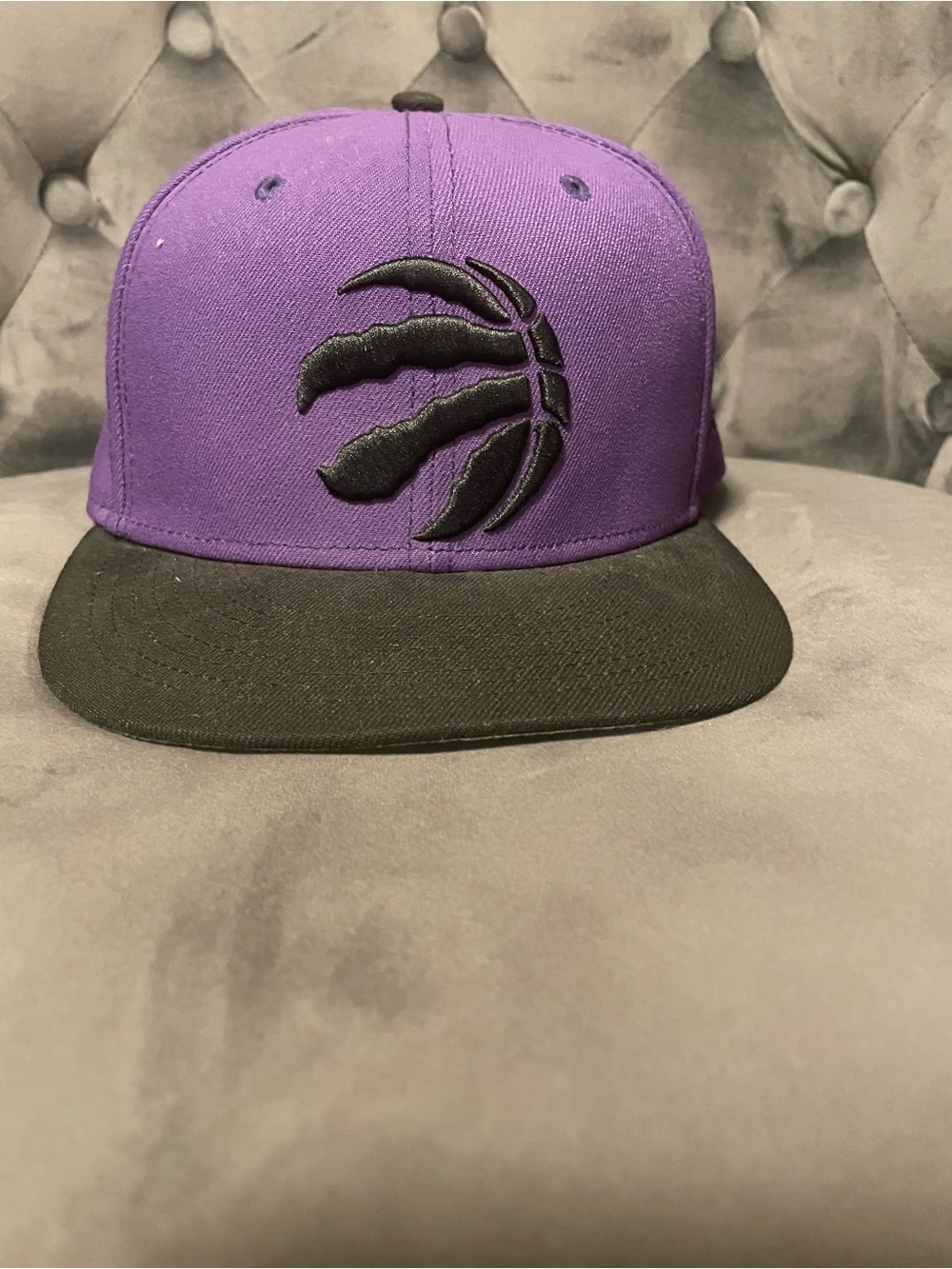 Men's Raptors Purple and Black Snapback Hat